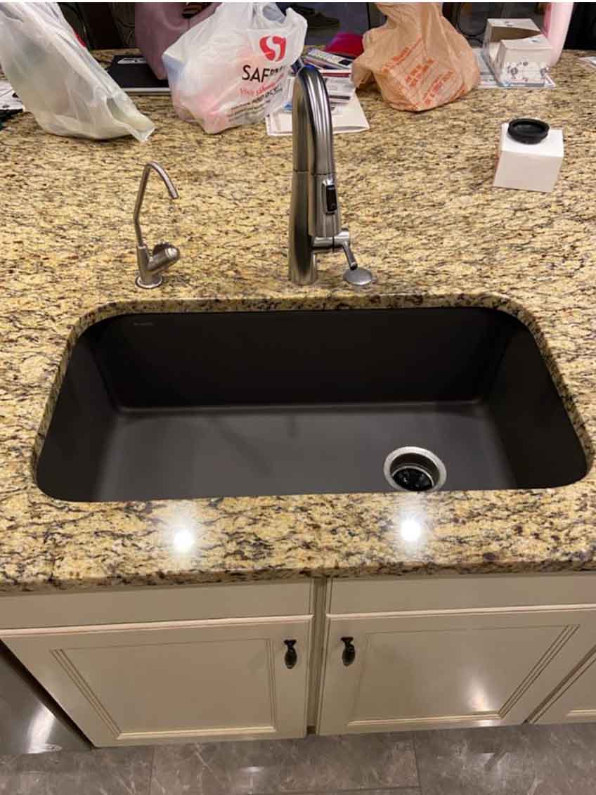 Newly Replaced Kitchen Sink
