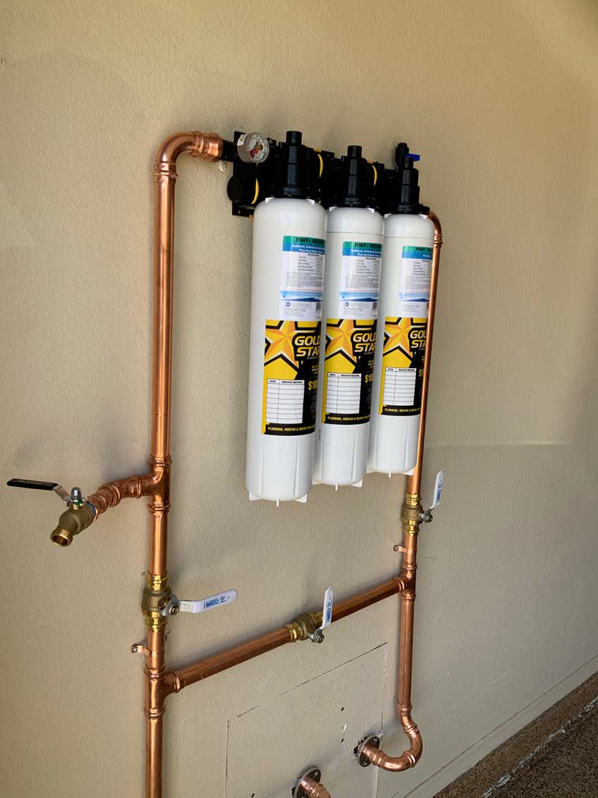 Newly Installed Water Filtration System