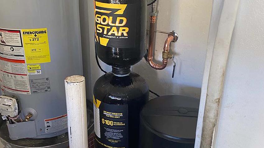 Water Heater Installed in the Garage