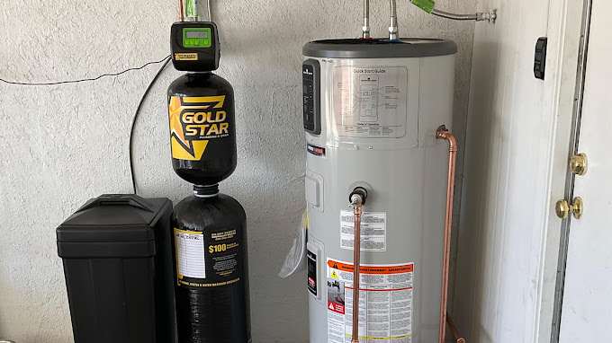 newly installed water heater tank Tempe, AZ