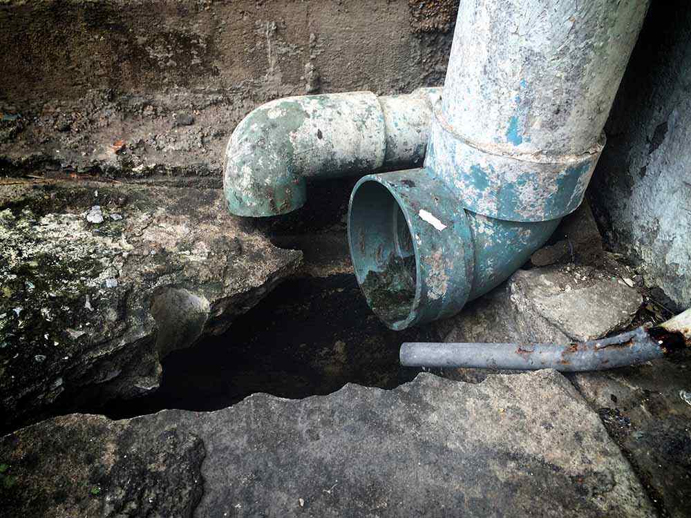 aging drain pipes