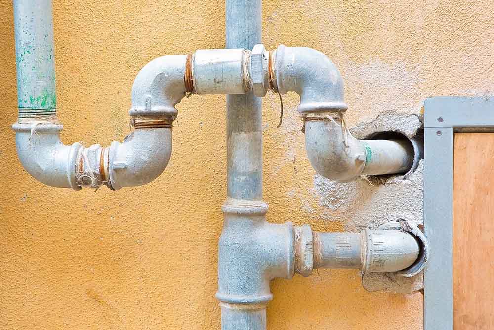 galvanized pipes