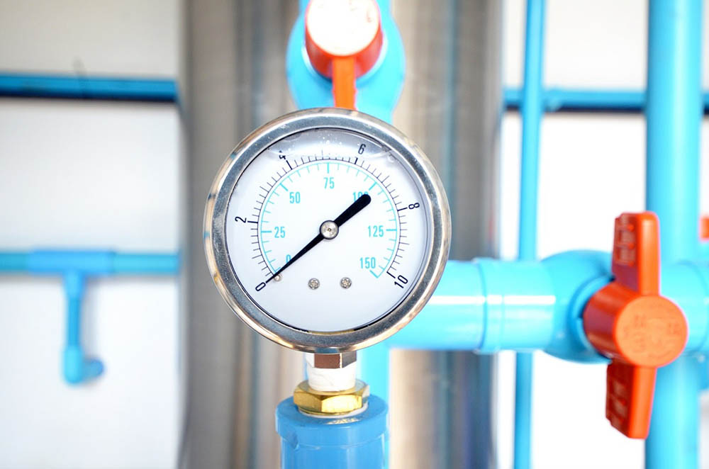 water meter with low pressure reading