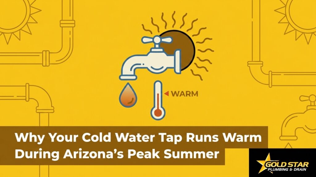 Why Your Cold Water Tap Runs Warm During Arizona's Peak Summer — featured image