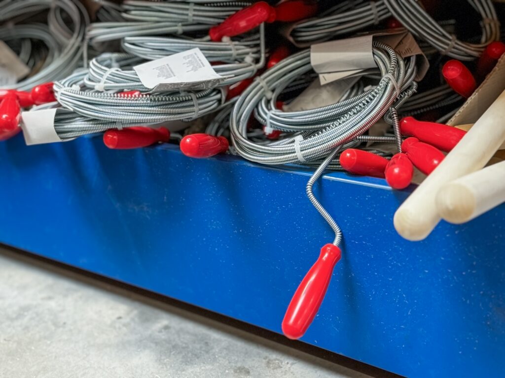 plumbing-snake-drain-augers-red-handles