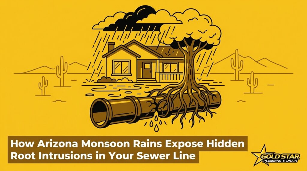 How Arizona Monsoon Rains Expose Hidden Root Intrusions in Your Sewer Line — featured image