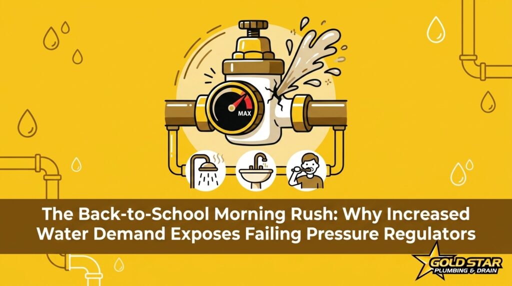 The Back-to-School Morning Rush: Why Increased Water Demand Exposes Failing Pressure Regulators — featured image