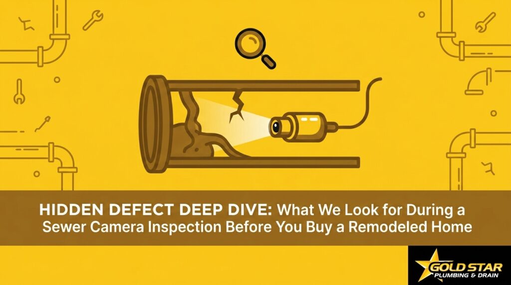 Hidden Defect Deep Dive: What We Look for During a Sewer Camera Inspection Before You Buy a Remodeled Home — featured image