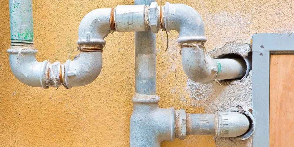 galvanized pipes