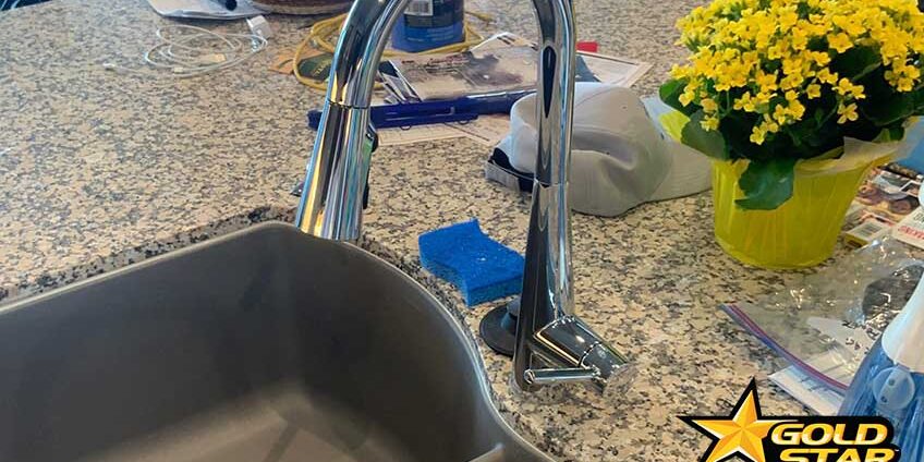 Newly Installed Faucet