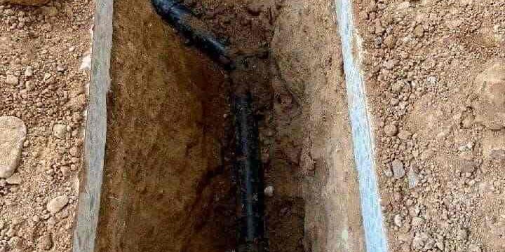 broken/damaged sewer line that needs replacing